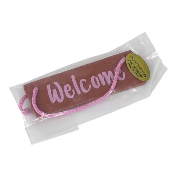 NEW American Girl Kira Comfy Platform WELCOME SIGN G’DAY Reversible Hanging Art - Picture 6 of 10